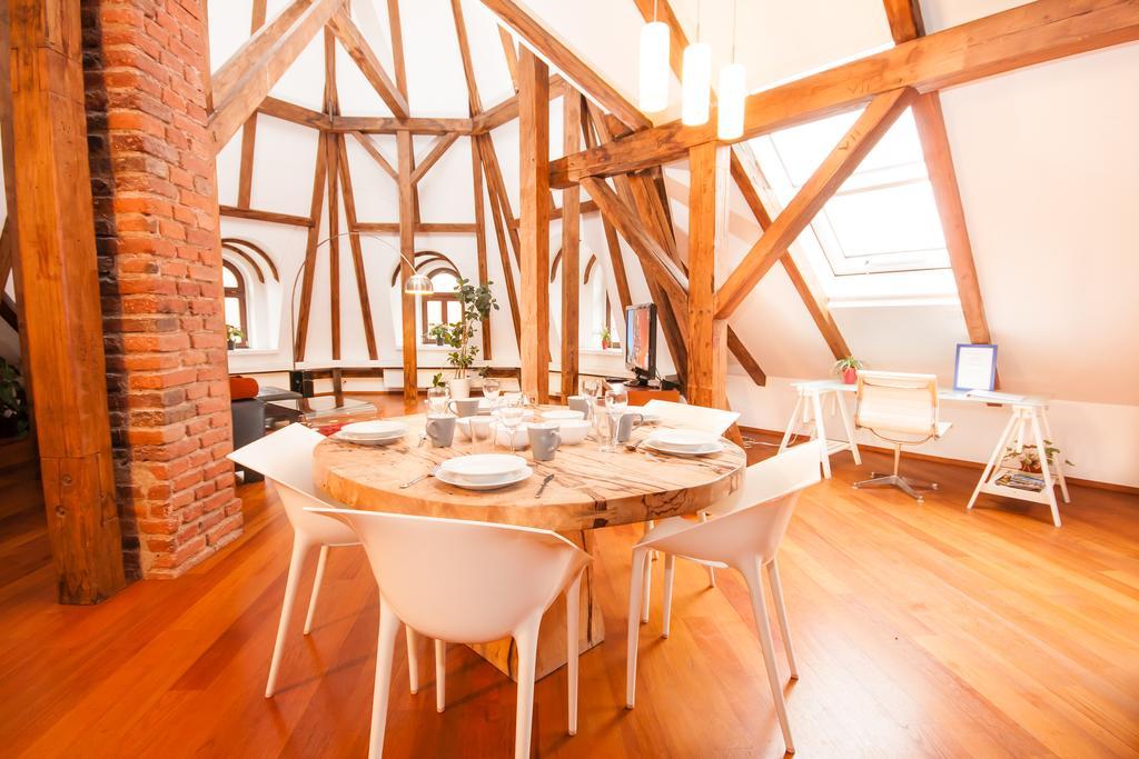 Luxury Loft Leilighet Praha Eksteriør bilde