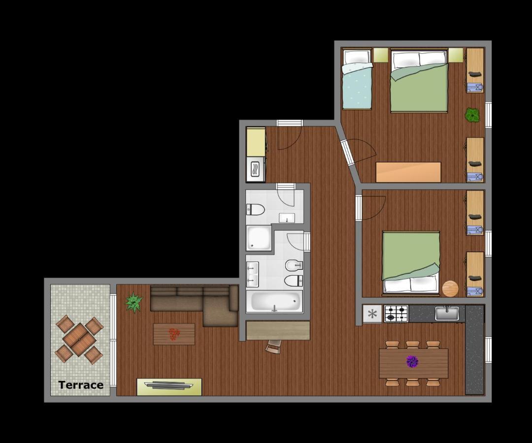 Luxury Loft Leilighet Praha Eksteriør bilde